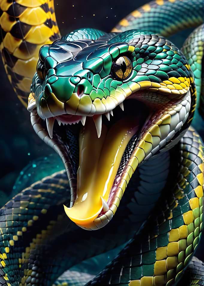 Toxic Poison Snake