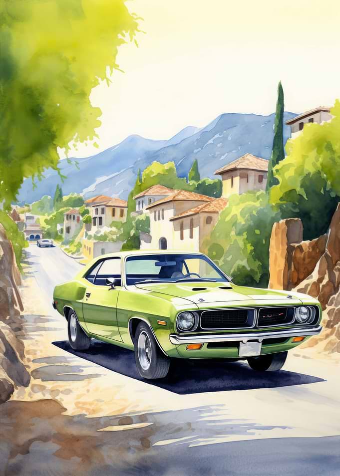 Car Watercolor