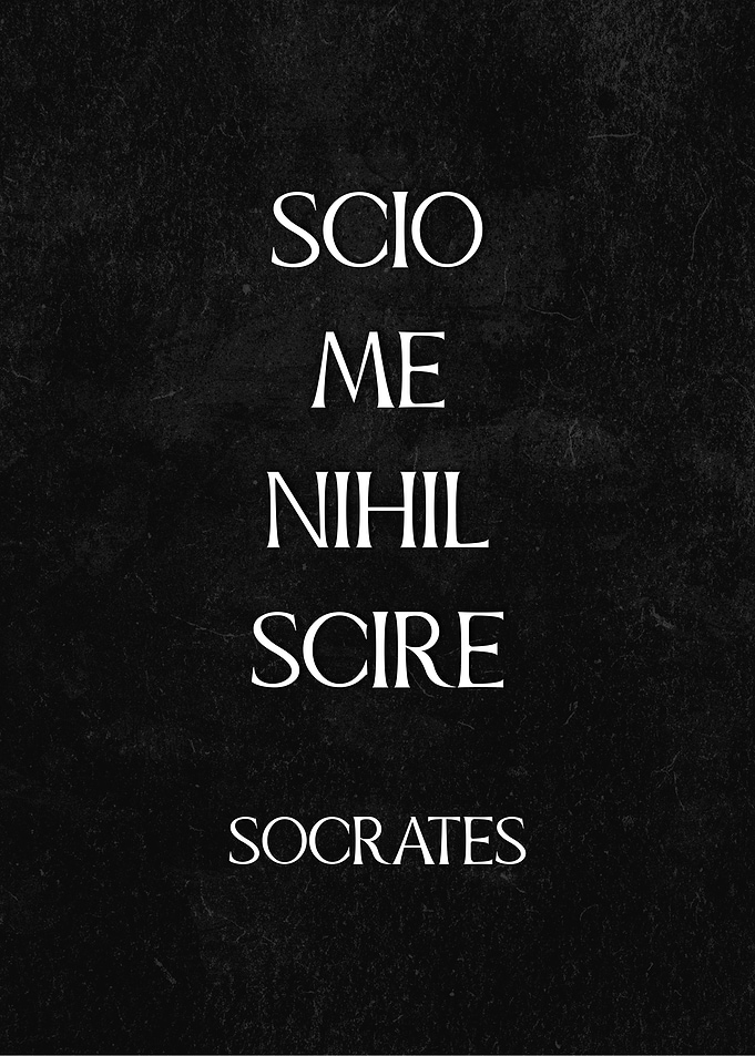Latin Quote Socrates Scio