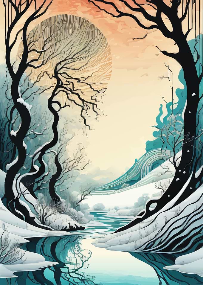 Fantasy Winter Landscape