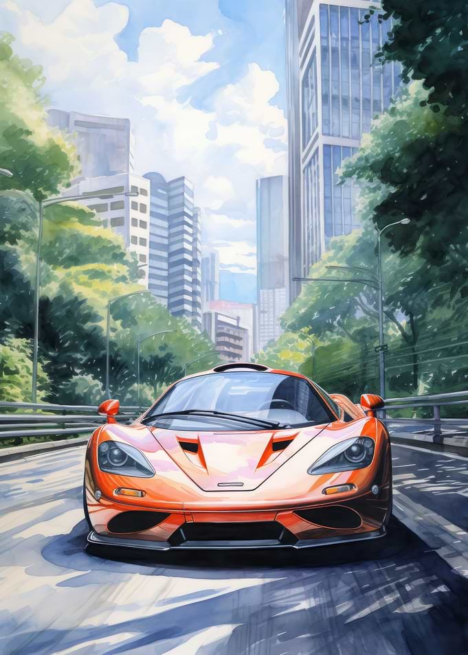 Car Watercolor