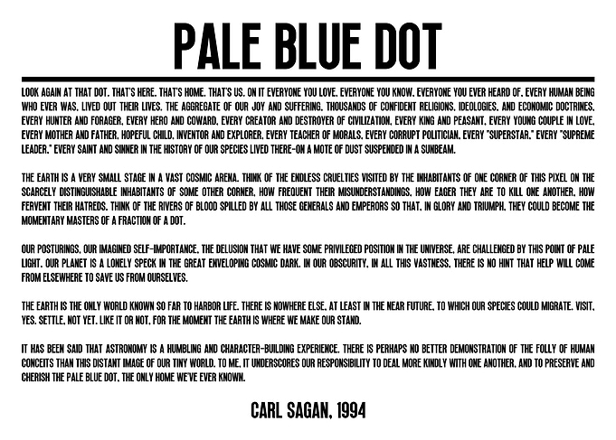Pale Blue Dot