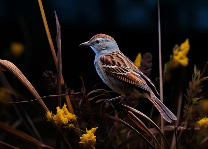 Beautifuly Bird in Forrest