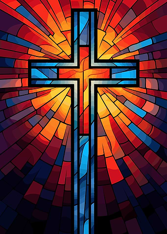 Jesus Christ Cross Glass