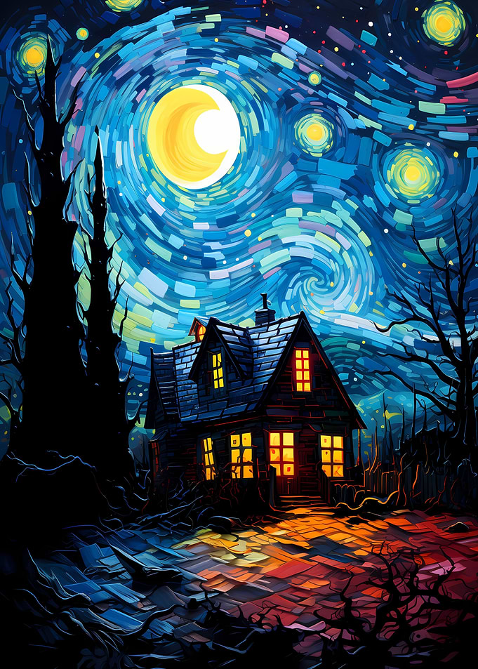 Van Gogh landscape fantasy