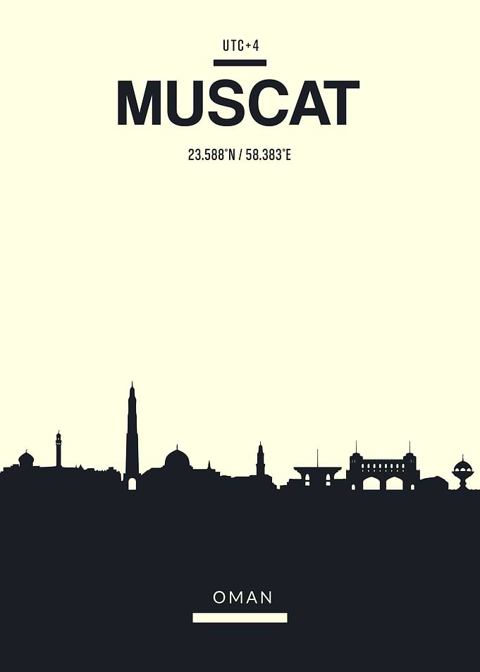 Muscat Oman Skyline