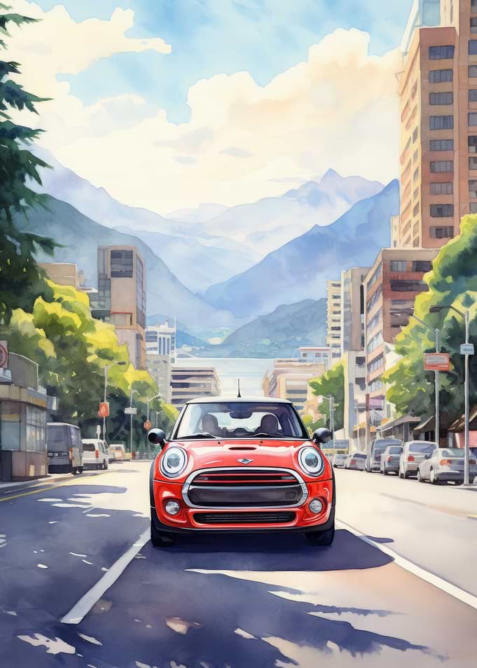 Car Watercolor