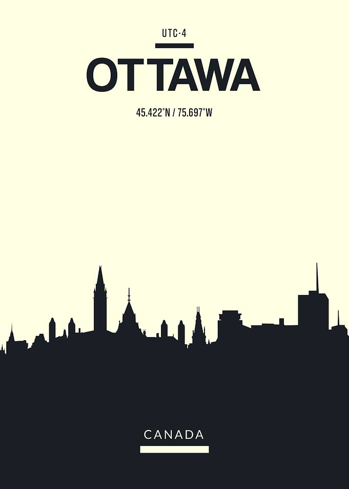 Ottawa Canada Skyline