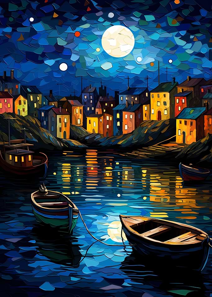 Van Gogh landscape fantasy