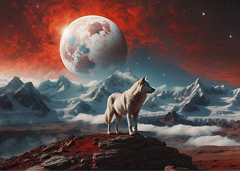 Wolf on a Red Planet
