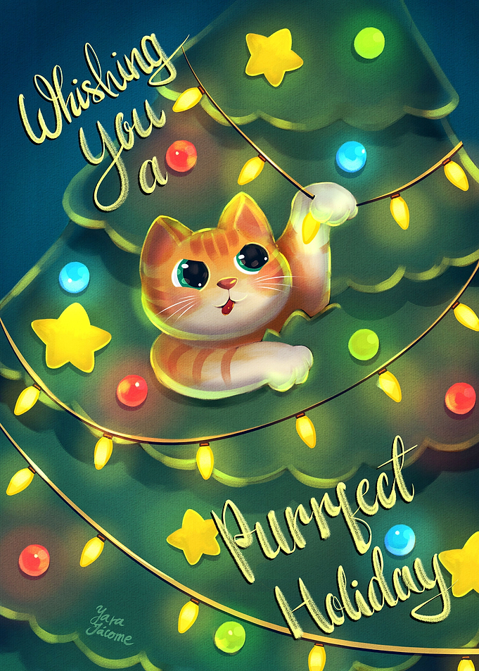 Christmas Cat Tree