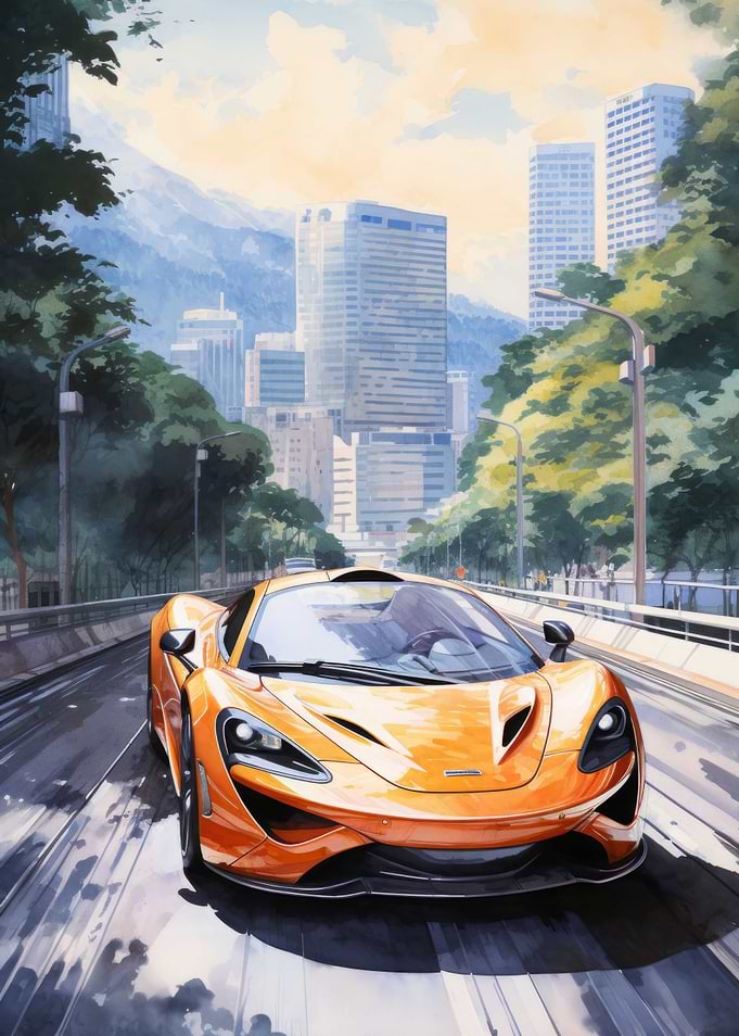 Car Watercolor
