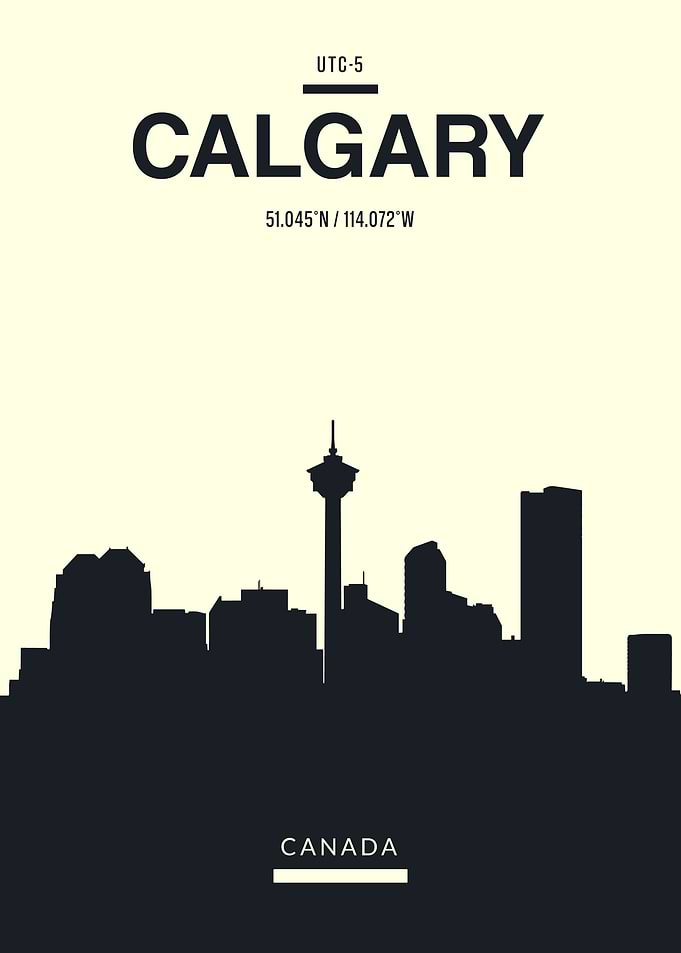 Calgary Canada Skyline