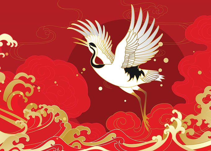 Asian Golden Crane