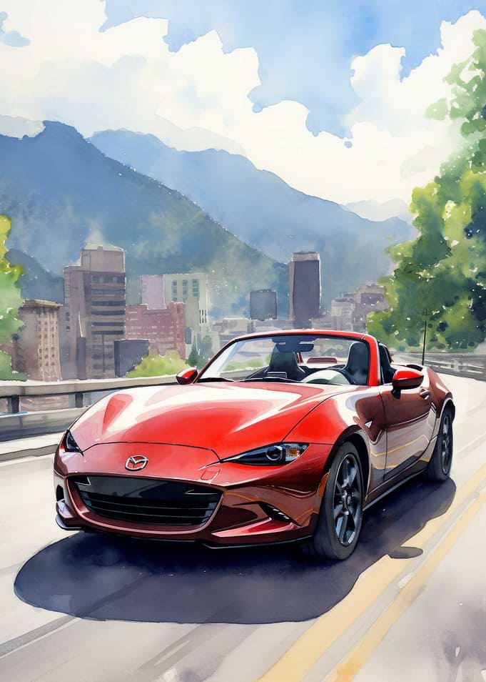 Car Watercolor