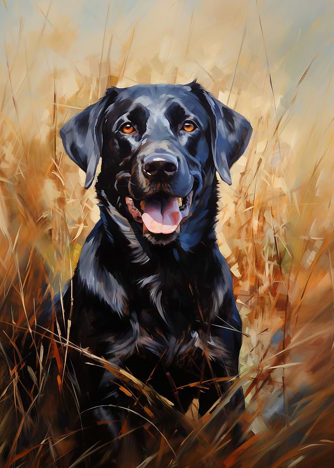 Black labrador retrieve
