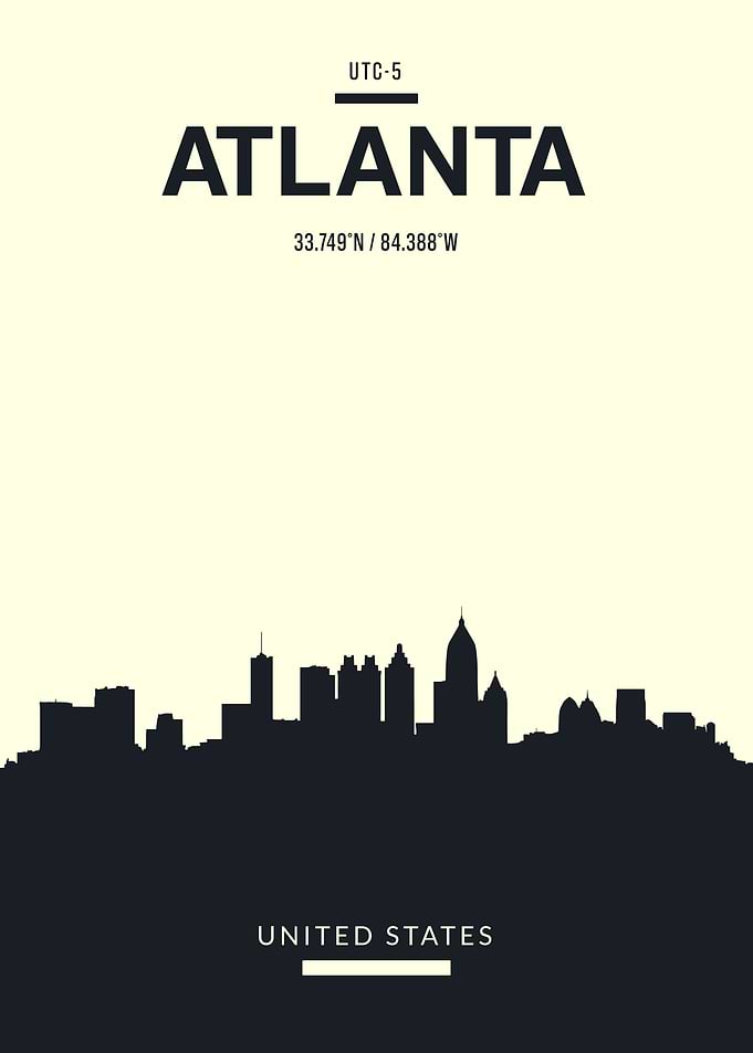 Atlanta USA Skyline