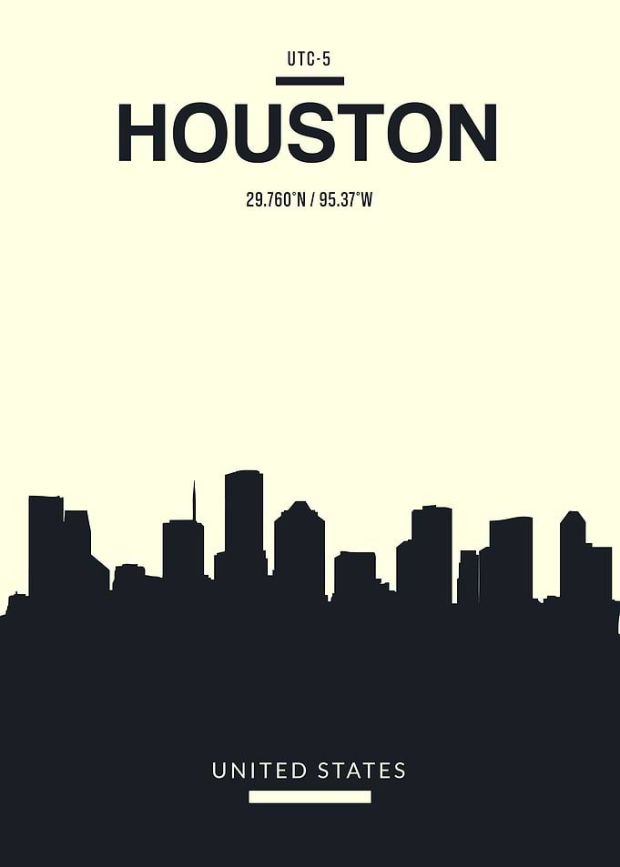 Houston USA Skyline