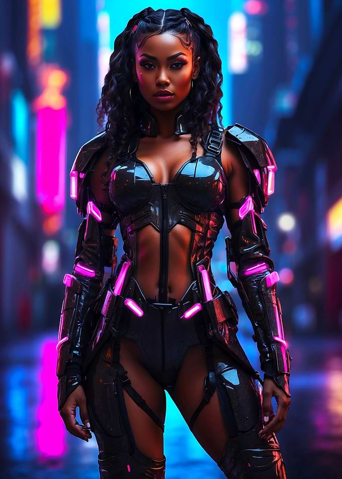 Sexy Ninja in CyberTown 02