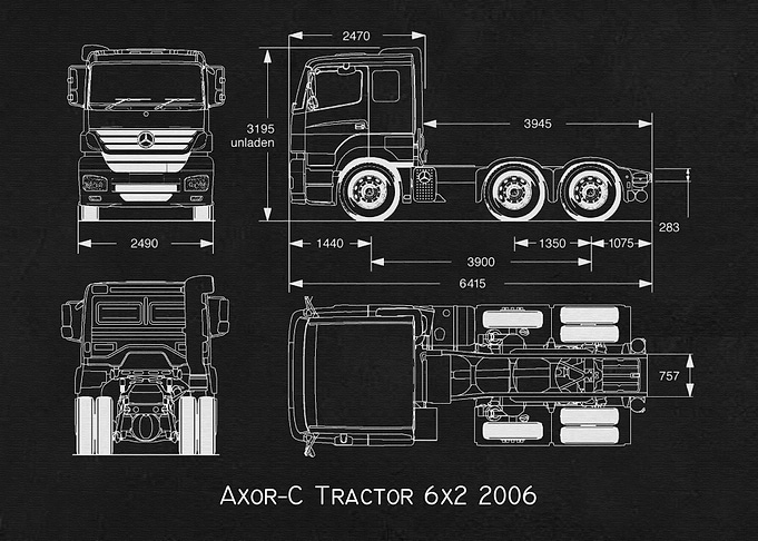 Axor C Tipper 6x2 2006