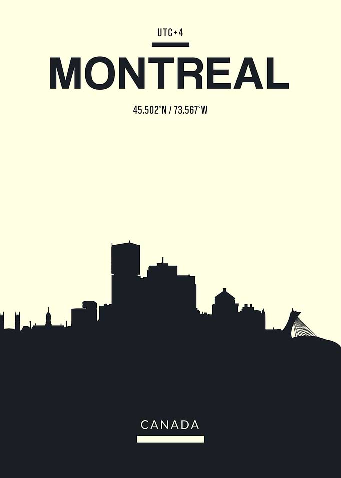 Montreal Canada Skyline