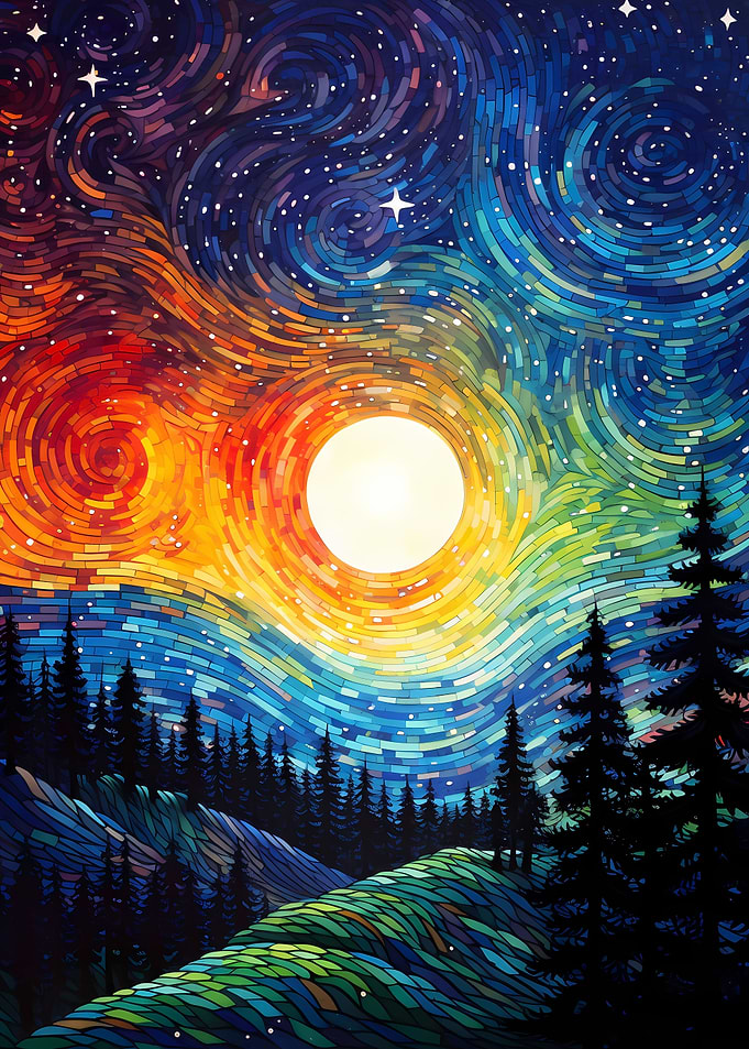 Van Gogh landscape fantasy
