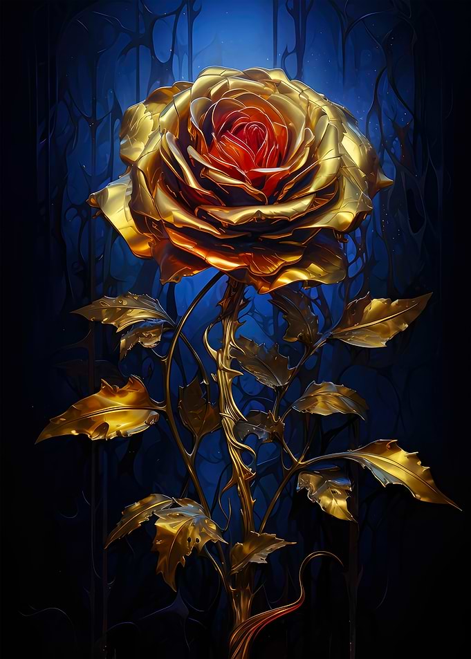 Luxe Golden Mystic Rose