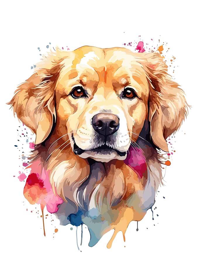 Golden Retriever Face