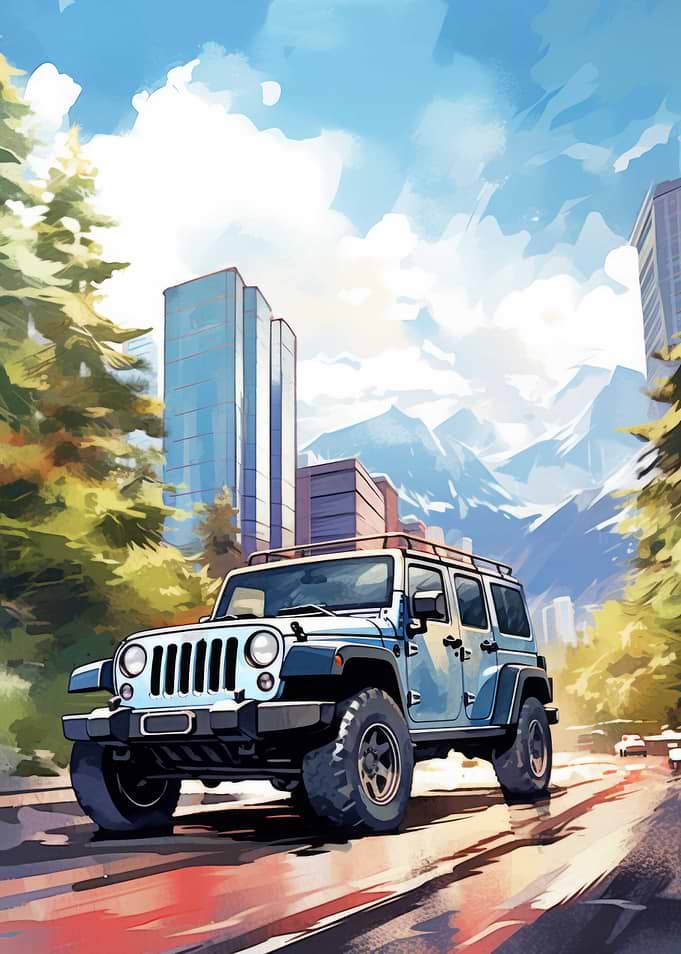 Car Watercolor
