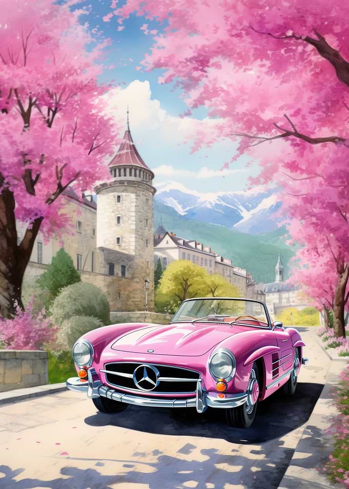 Car Watercolor