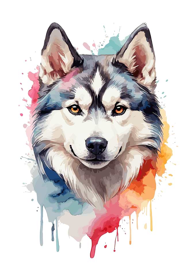 Husky Face