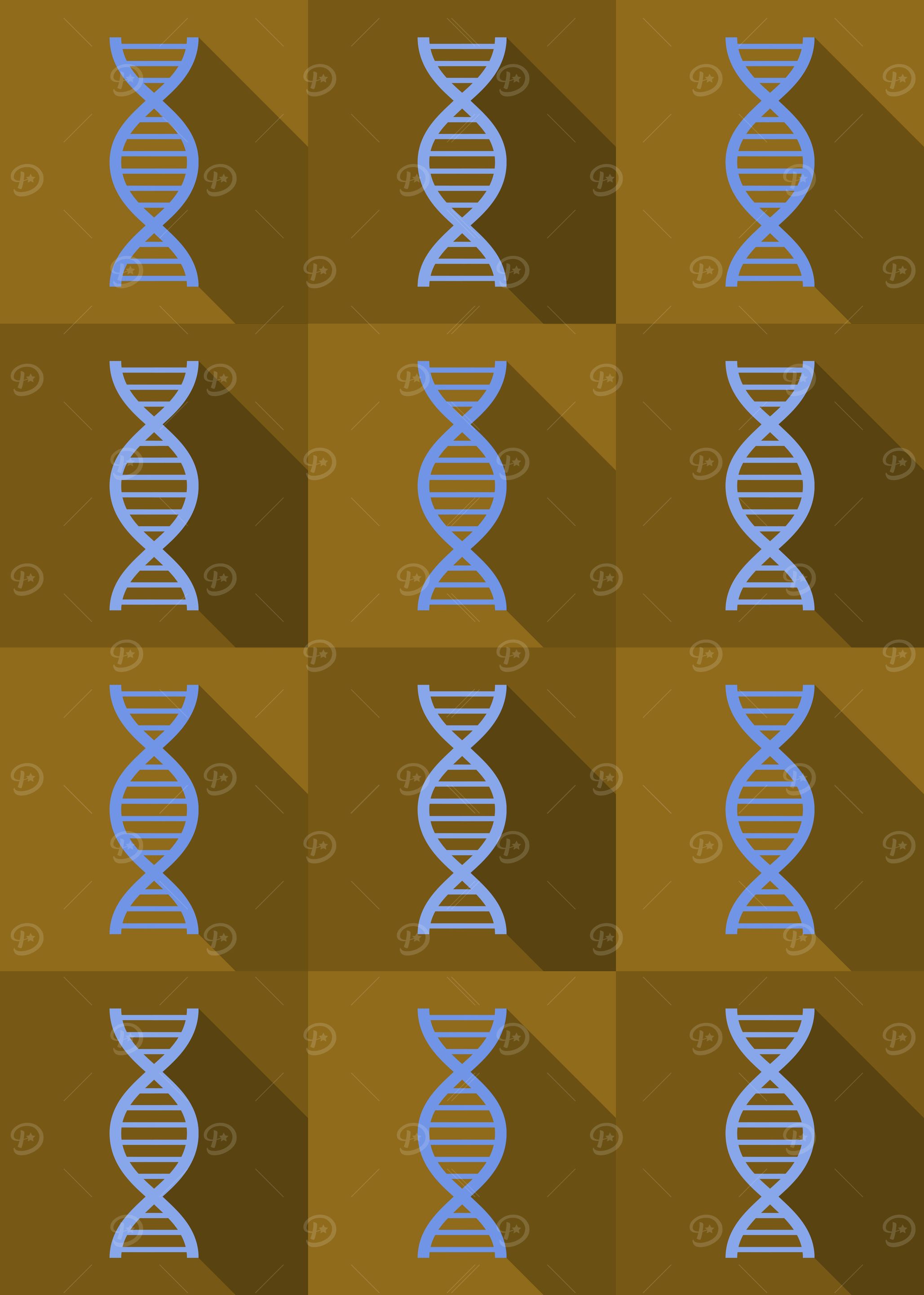 DNA Science Icons Pop Art