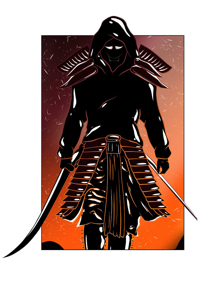 Samurai hannya white
