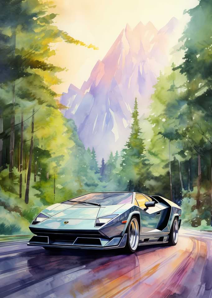 Car Watercolor