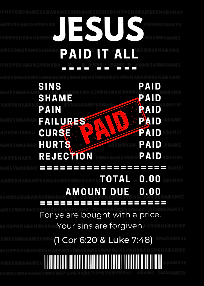 Jesus Paid it Christianity