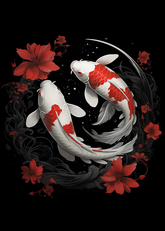 Japanese Koi Friends