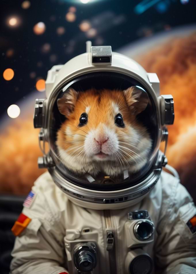 Hamster In Outer Space
