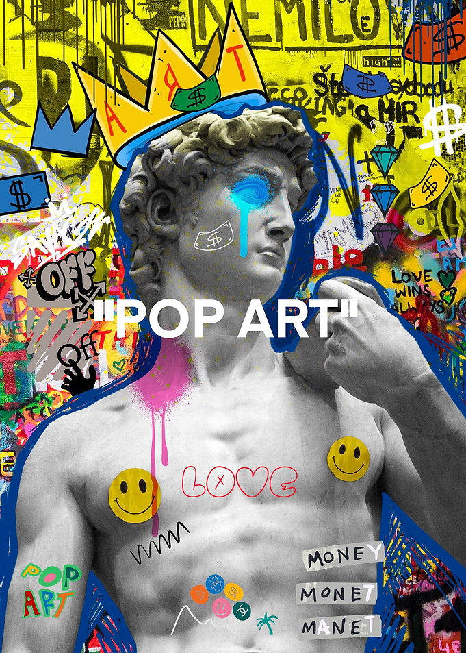 Pop art style