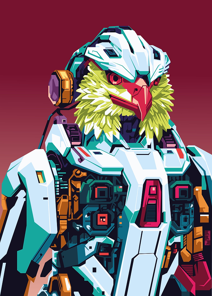 COLORFUL EAGLE ART