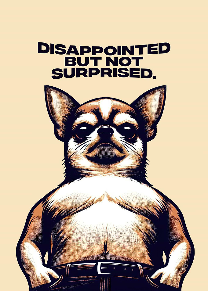 Judgemental dog
