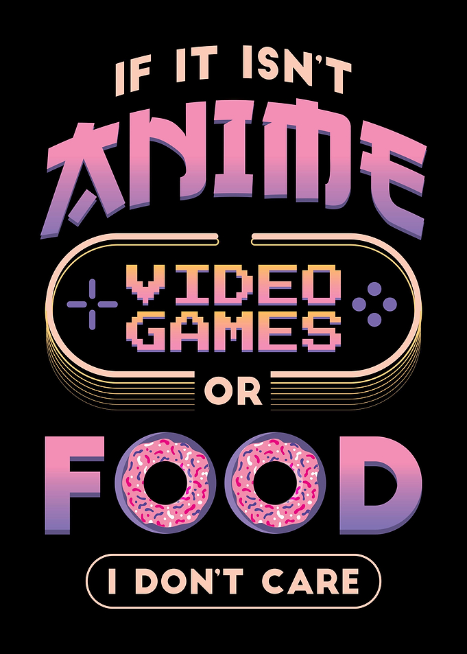Gaming Anime Food