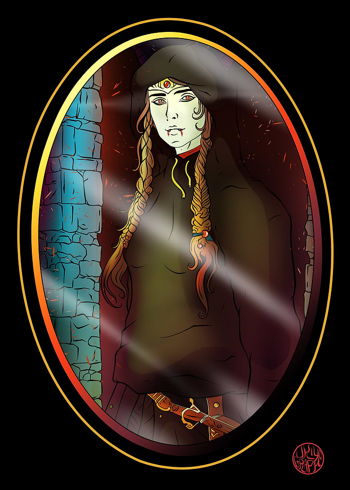 Medieval vampire witch