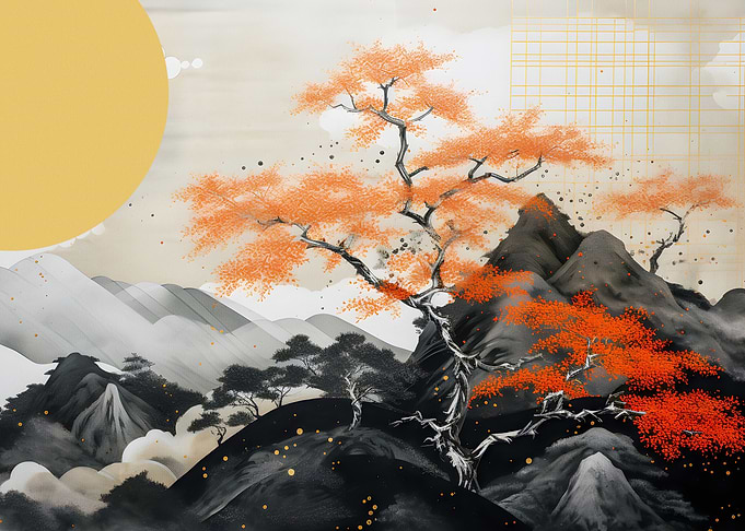 Abstract Landscape Scenic