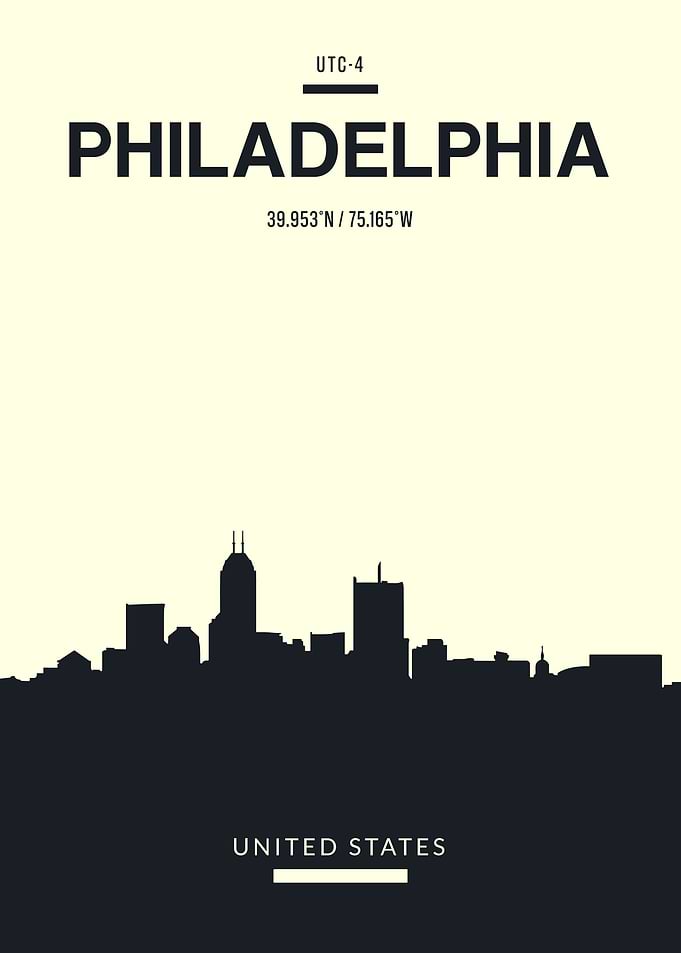 Philadelphia USA Skyline