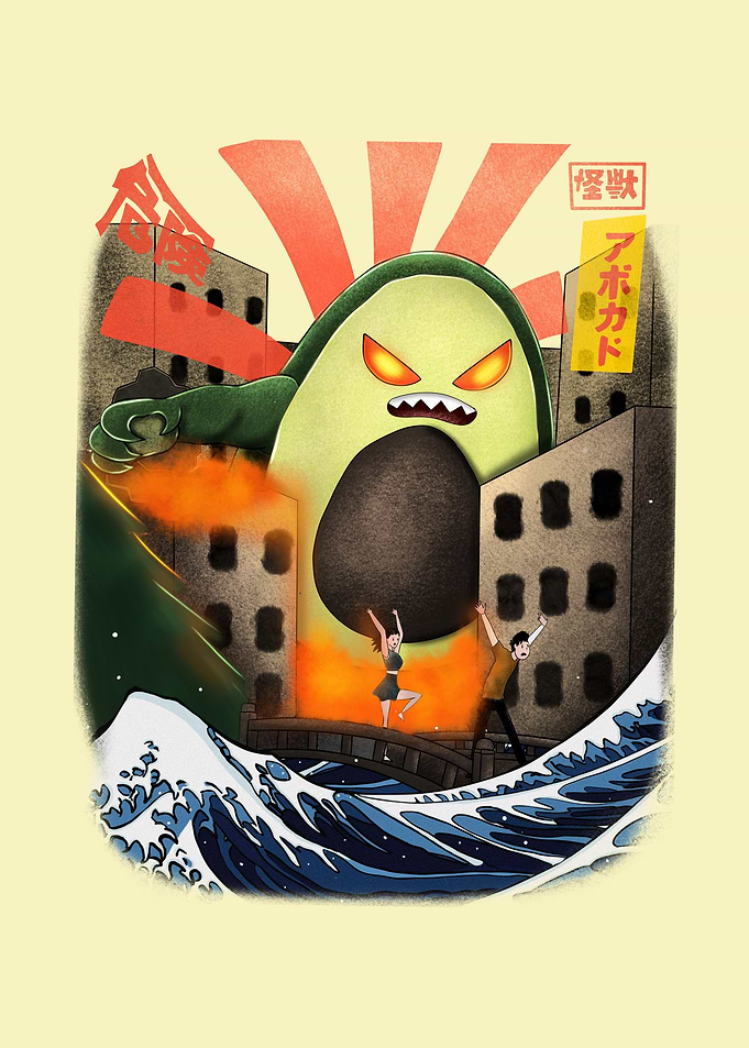 avocado kaiju