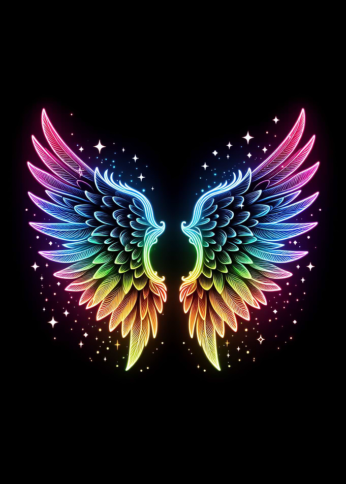 Neon Angel Wings 05