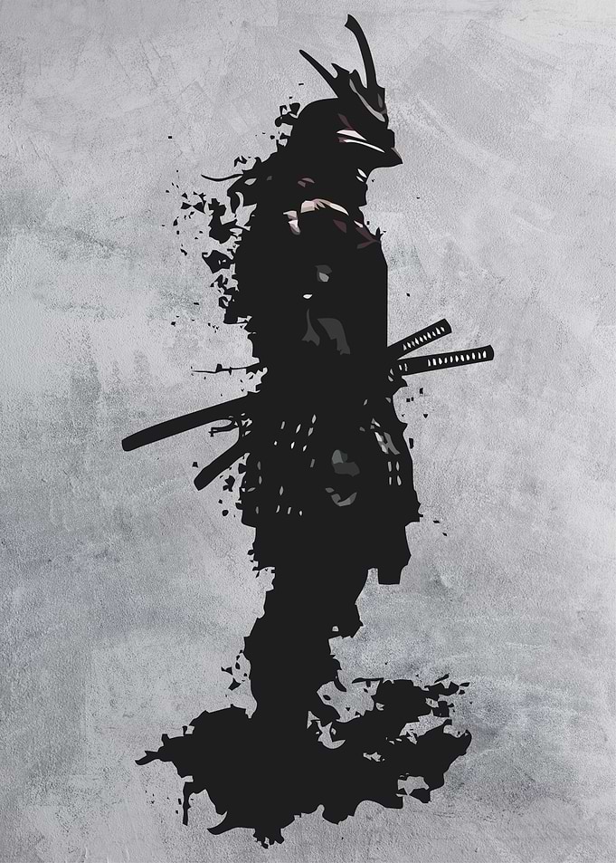 samurai stencil