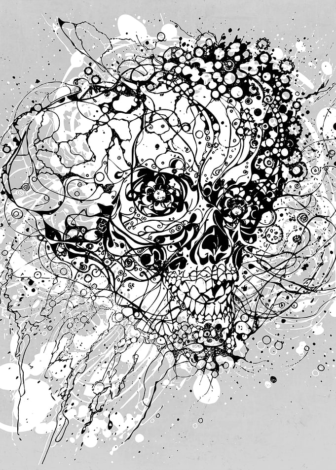 Psychedelic Skulls