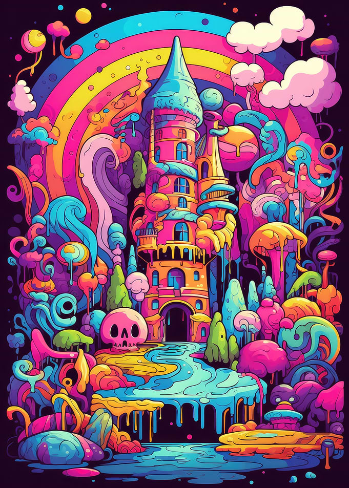 Candy wonderland castle