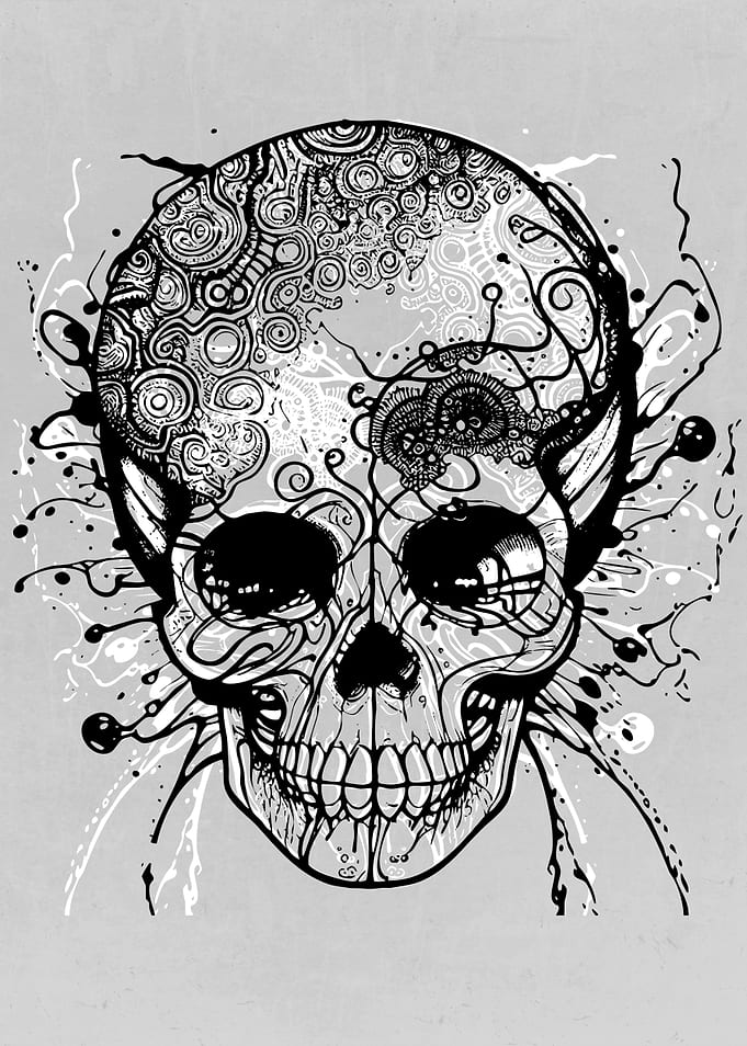 Psychedelic Skulls